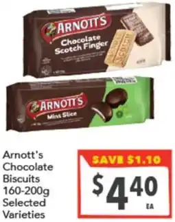 Supa Valu Arnott's Chocolate Biscuits offer