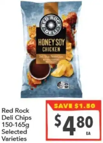Supa Valu Red Rock Deli Chips offer