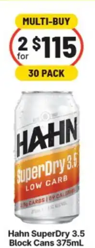 Supa Valu Hahn SuperDry 3.5 Block Cans offer