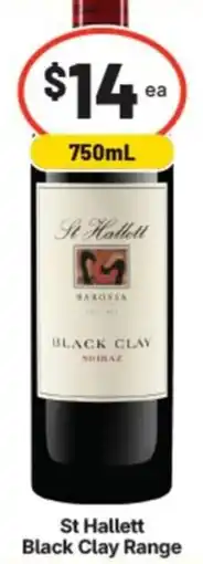Supa Valu St Hallett Black Clay Range offer