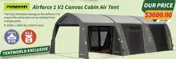 Tentworld Airforce 1 V2 Canvas Cabin Air Tent offer