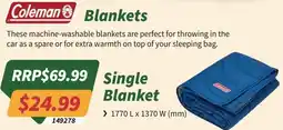 Tentworld Blanket offer