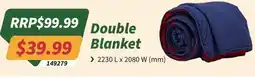 Tentworld Double Blanket offer