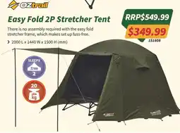 Tentworld Easy Fold 2P Stretcher Tent offer