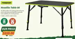 Tentworld Hexolite Table 80 offer