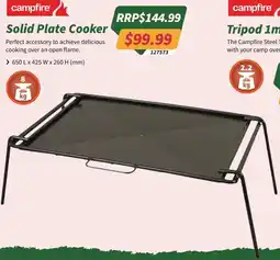 Tentworld Solid Plate Cooker offer