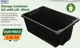 Tentworld Storage Container with Lid - Black offer