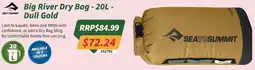Tentworld Big River Dry Bag - Dull Gold offer