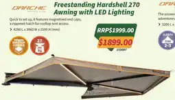 Tentworld Freestanding Hardshell 270 Awning with LED Lighting offer
