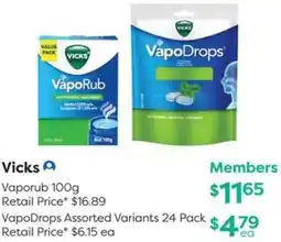 National Pharmacies Vicks offer