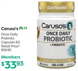 National Pharmacies Caruso's offer