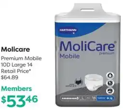 National Pharmacies Molicare offer
