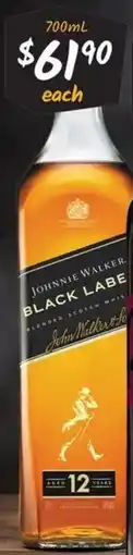 Cellarbrations Johnnie Walker offer