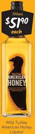 Cellarbrations Wild Turkey American Honey Liqueur offer