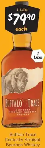 Cellarbrations Buffalo Trace Kentucky Straight Bourbon Whiskey offer