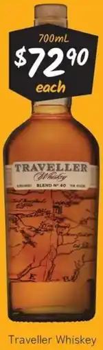 Cellarbrations Traveller Whiskey offer