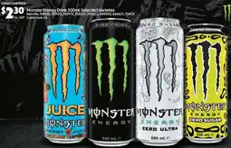 Campbells Wholesale Monster Energy Drink offer