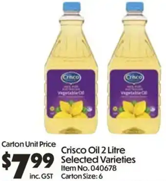Crisco Oil