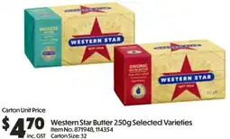 Campbells Wholesale Western Star Butter offer