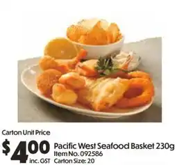 Campbells Wholesale Pacific West Seafood Basket offer