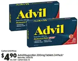 Campbells Wholesale Advil Ibuprofen offer