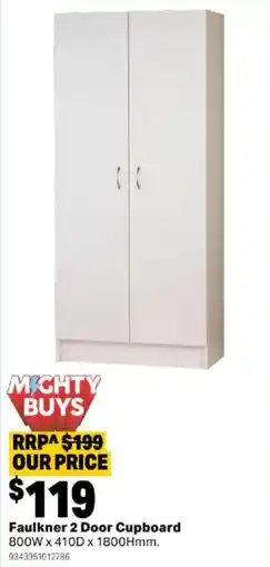 Mitre 10 Faulkner 2 Door Cupboard offer