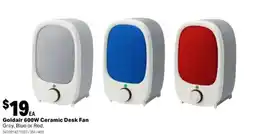 Mitre 10 Goldair 600W Ceramic Desk Fan offer
