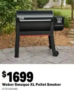 Mitre 10 Weber Smoque XL Pellet Smoker offer