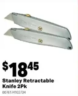 Mitre 10 Stanley Retractable Knife 2Pk offer