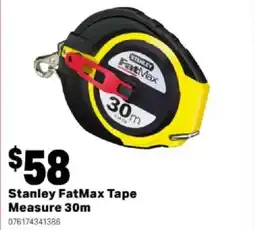 Mitre 10 Stanley FatMax Tape Measure 30m offer