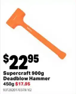 Mitre 10 Supercraft 900g Deadblow Hammer offer