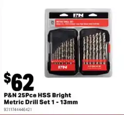 Mitre 10 P&N 25Pce HSS Bright Metric Drill Set 1 - 13mm offer