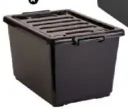 Mitre 10 Storage Range Container with Wheels Black offer