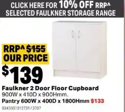 Mitre 10 Faulkner 2 Door Floor Cupboard offer