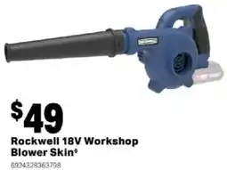 Mitre 10 Rockwell 18V Workshop Blower Skin offer