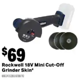 Mitre 10 Rockwell 18V Mini Cut-Off Grinder Skin offer