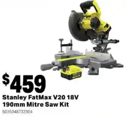 Mitre 10 Stanley FatMax V20 18V Mitre Saw Kit offer