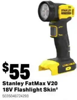 Mitre 10 Stanley FatMax V20 18V Flashlight Skin offer