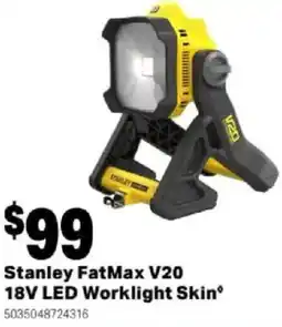 Mitre 10 Stanley FatMax V20 18V LED Worklight Skin offer
