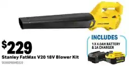 Mitre 10 Stanley FatMax V20 18V Blower Kit offer