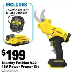 Mitre 10 Stanley FatMax V20 18V Power Pruner Kit offer
