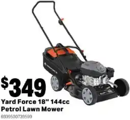 Mitre 10 Yard Force 18" 144cc Petrol Lawn Mower offer