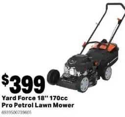 Mitre 10 Yard Force 18" 170cc Pro Petrol Lawn Mower offer