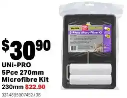 Mitre 10 UNI-PRO 5Pce 270mm Microfibre Kit offer