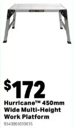 Mitre 10 Hurricane™ 450mm Wide Multi-Height Work Platform offer