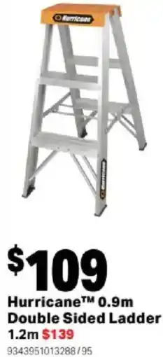 Mitre 10 Hurricane™ 0.9m Double Sided Ladder offer