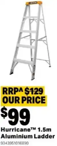 Mitre 10 Hurricane™ Aluminium Ladder offer
