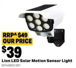 Mitre 10 Lion LED Solar Motion Sensor Light offer