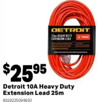 Mitre 10 Detroit 10A Heavy Duty Extension Lead offer