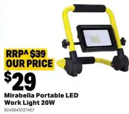 Mitre 10 Mirabella Portable LED Work Light 20W offer
